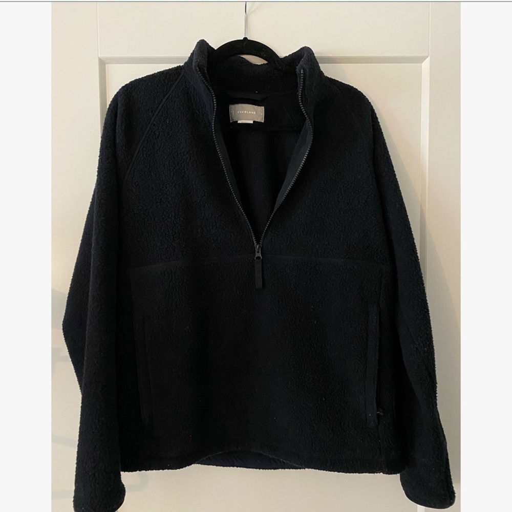 Everlane Fleece Half zip jacket (new!)